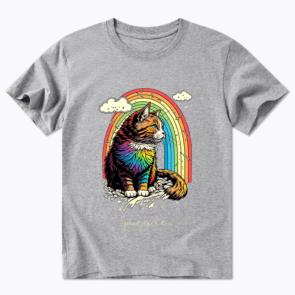 Cat Rainbow Classic T-Shirt