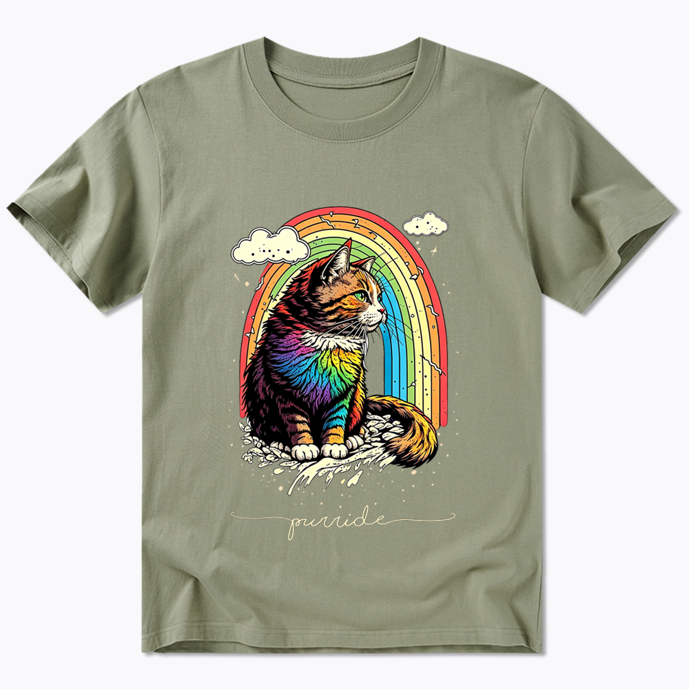 Cat Rainbow Classic T-Shirt