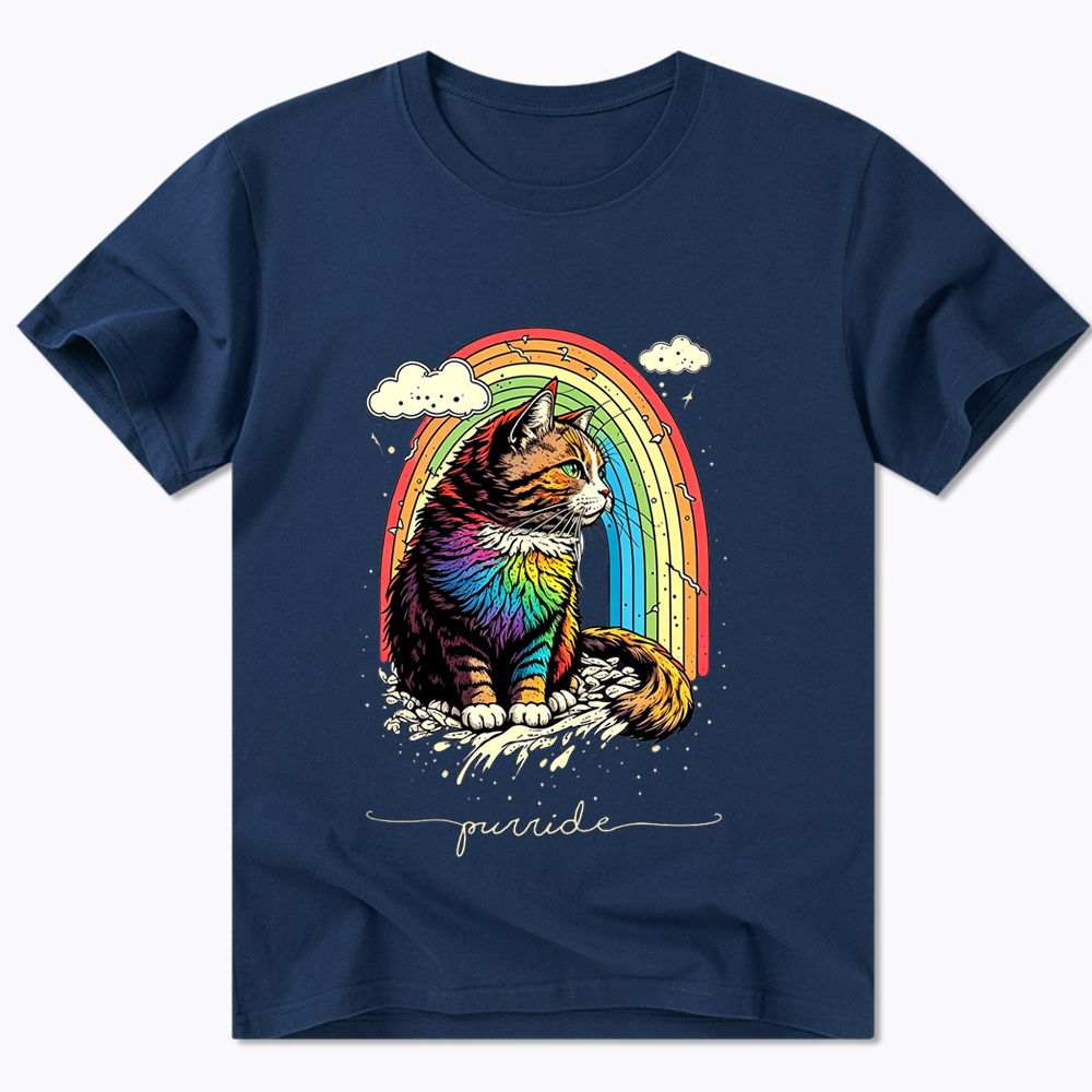 Cat Rainbow Classic T-Shirt