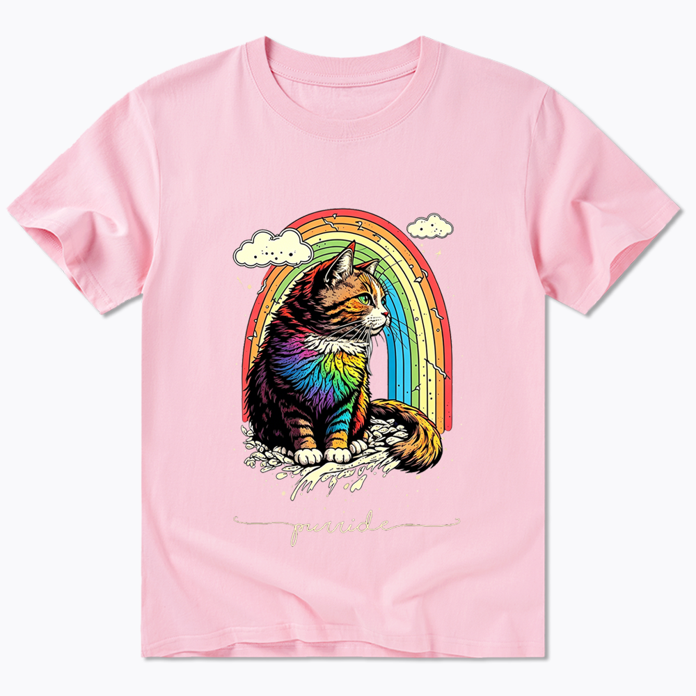 Cat Rainbow Classic T-Shirt