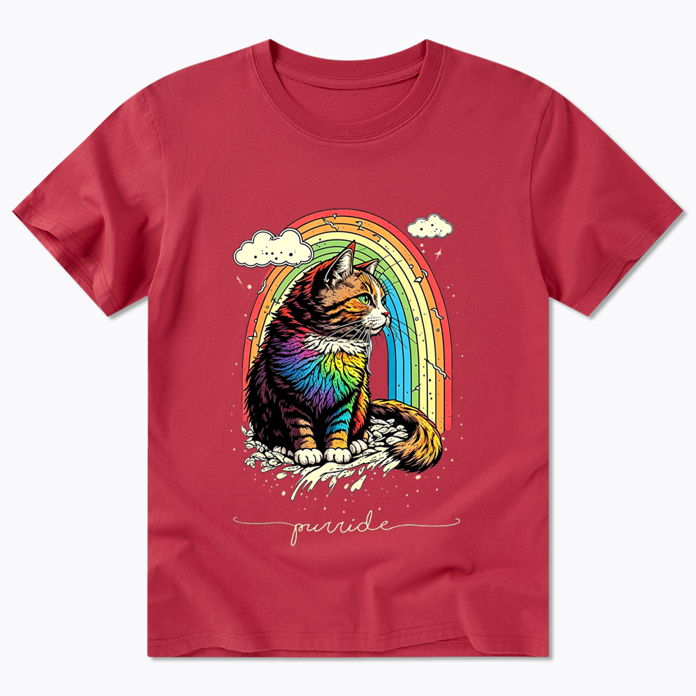 Cat Rainbow Classic T-Shirt