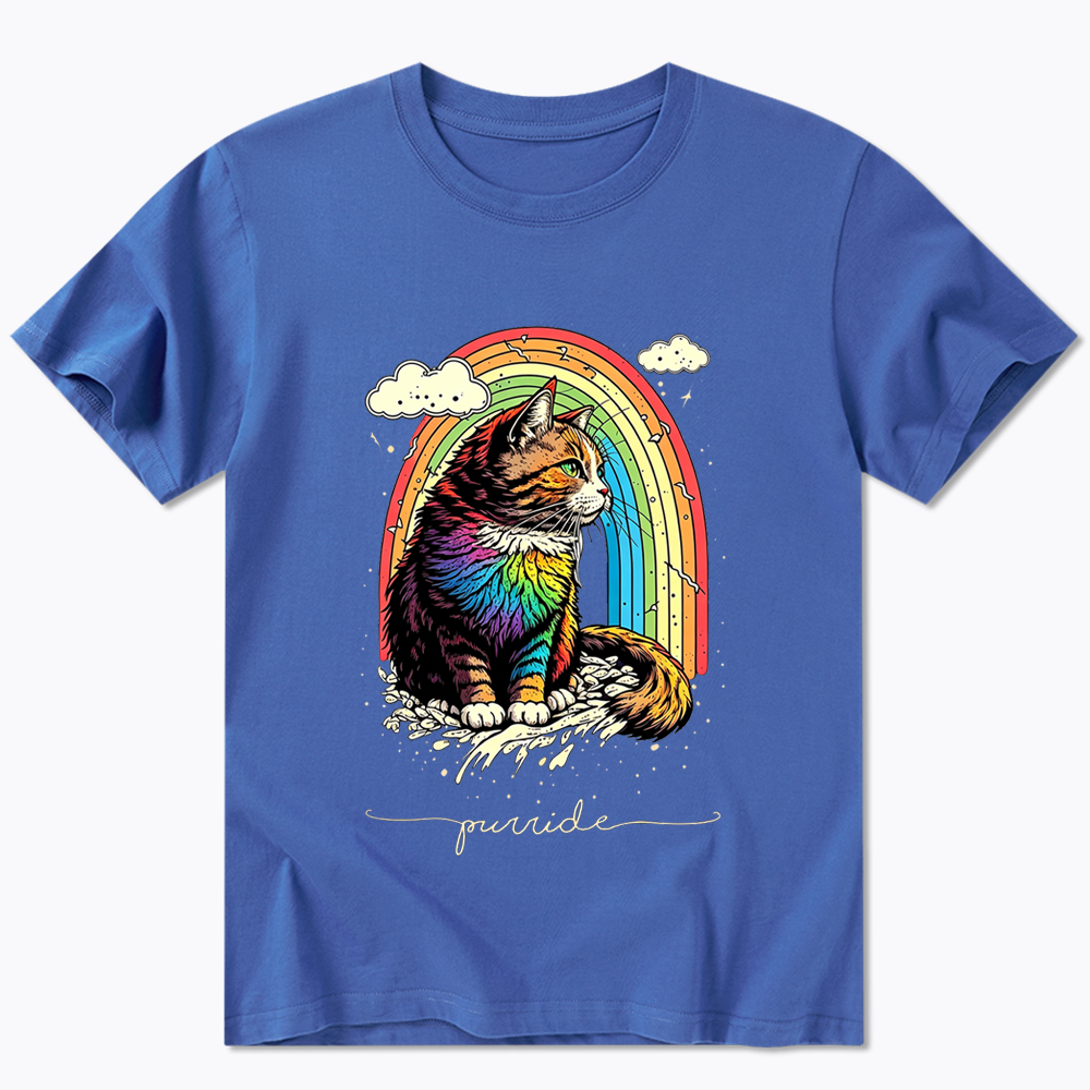 Cat Rainbow Classic T-Shirt