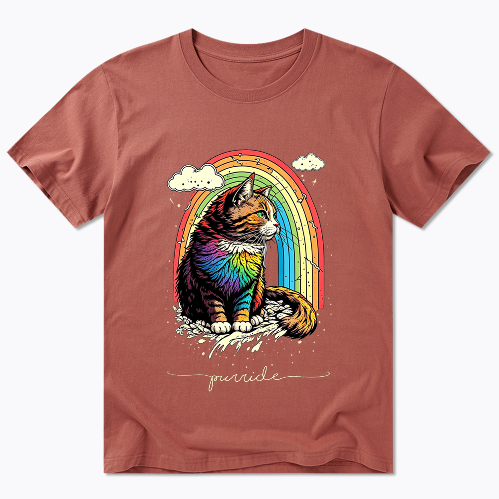 Cat Rainbow Classic T-Shirt
