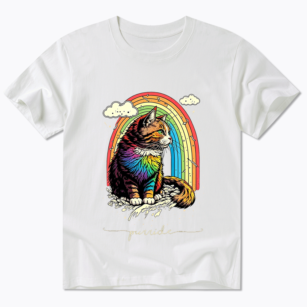 Cat Rainbow Classic T-Shirt