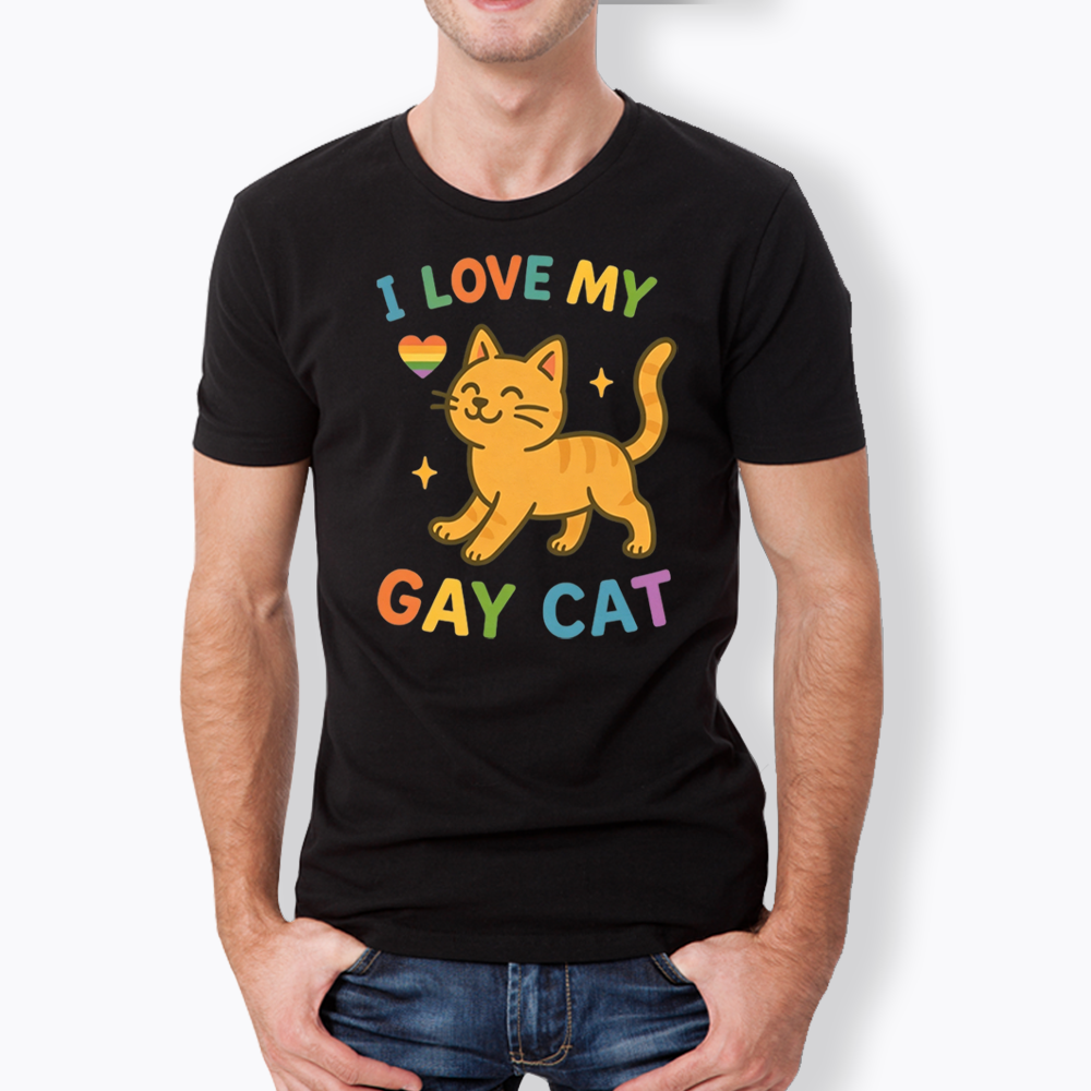 I Love My Gay Cat Classic T-Shirt