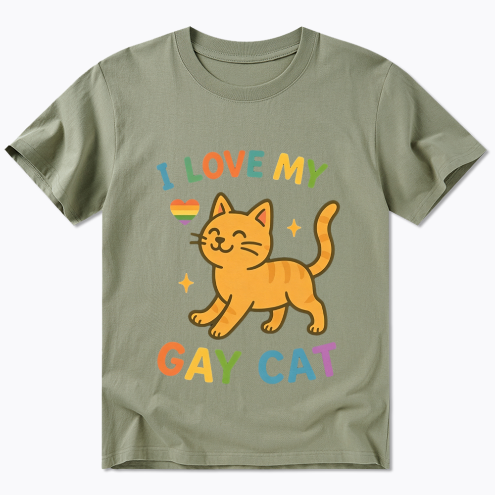 I Love My Gay Cat Classic T-Shirt