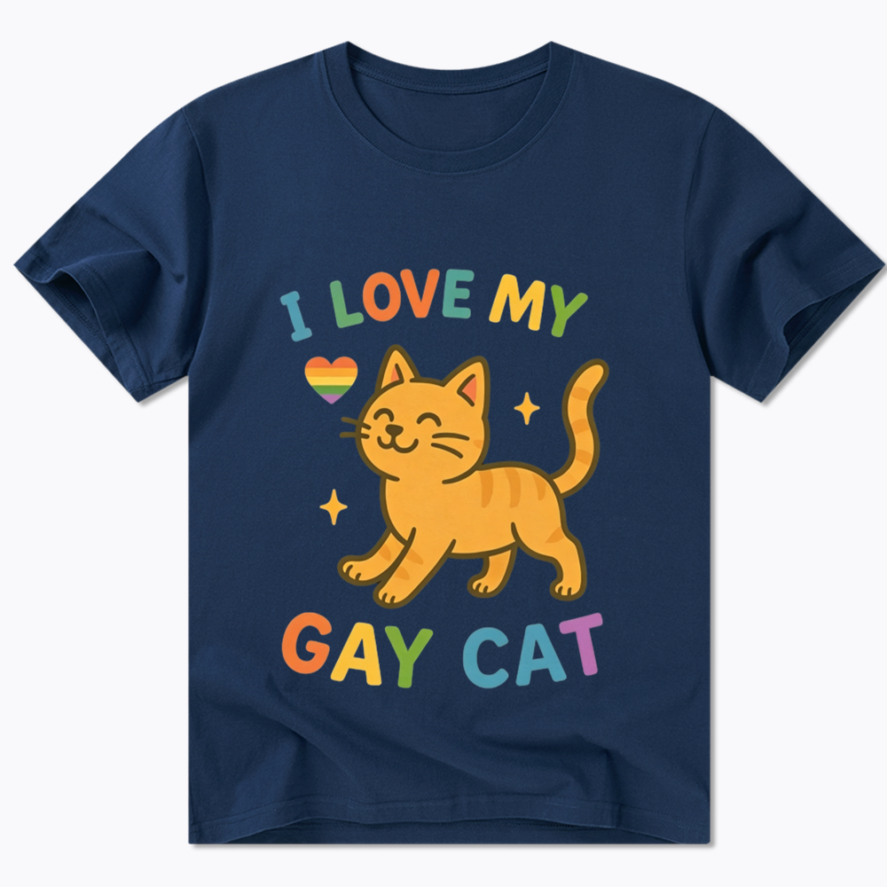 I Love My Gay Cat Classic T-Shirt