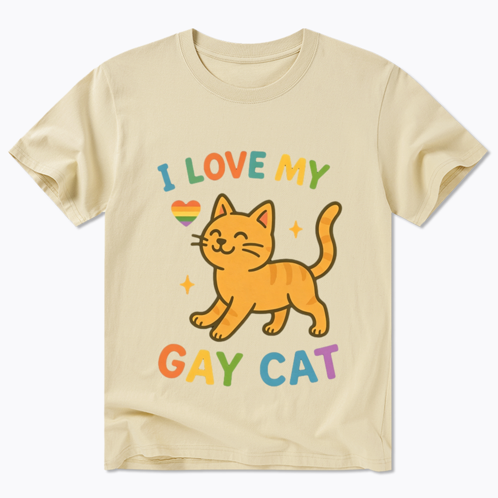 I Love My Gay Cat Classic T-Shirt