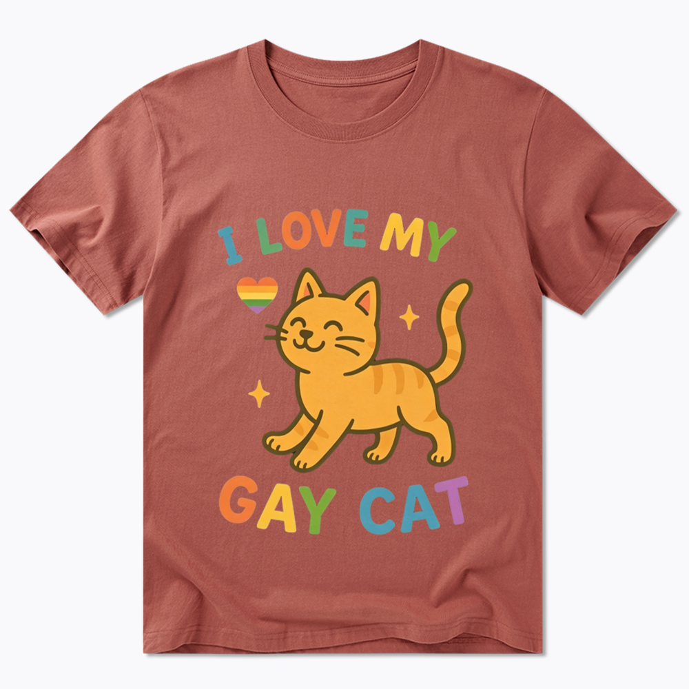 I Love My Gay Cat Classic T-Shirt