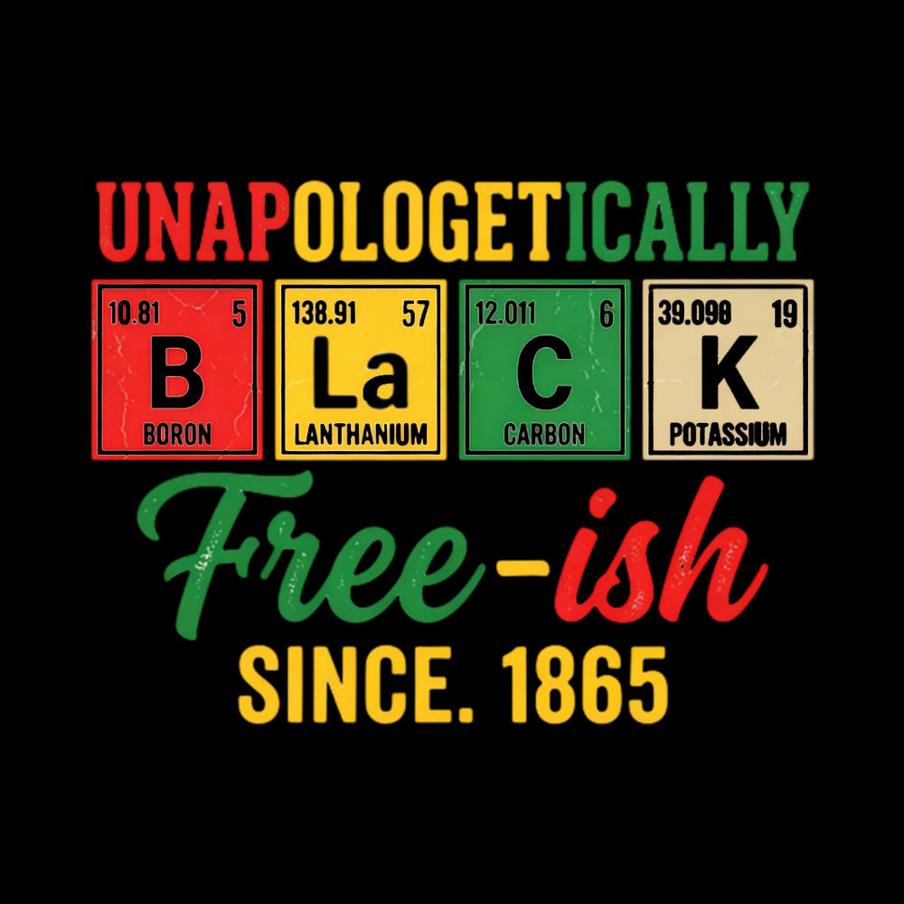 Unapologetically Black Periodic Table Classic T-Shirt