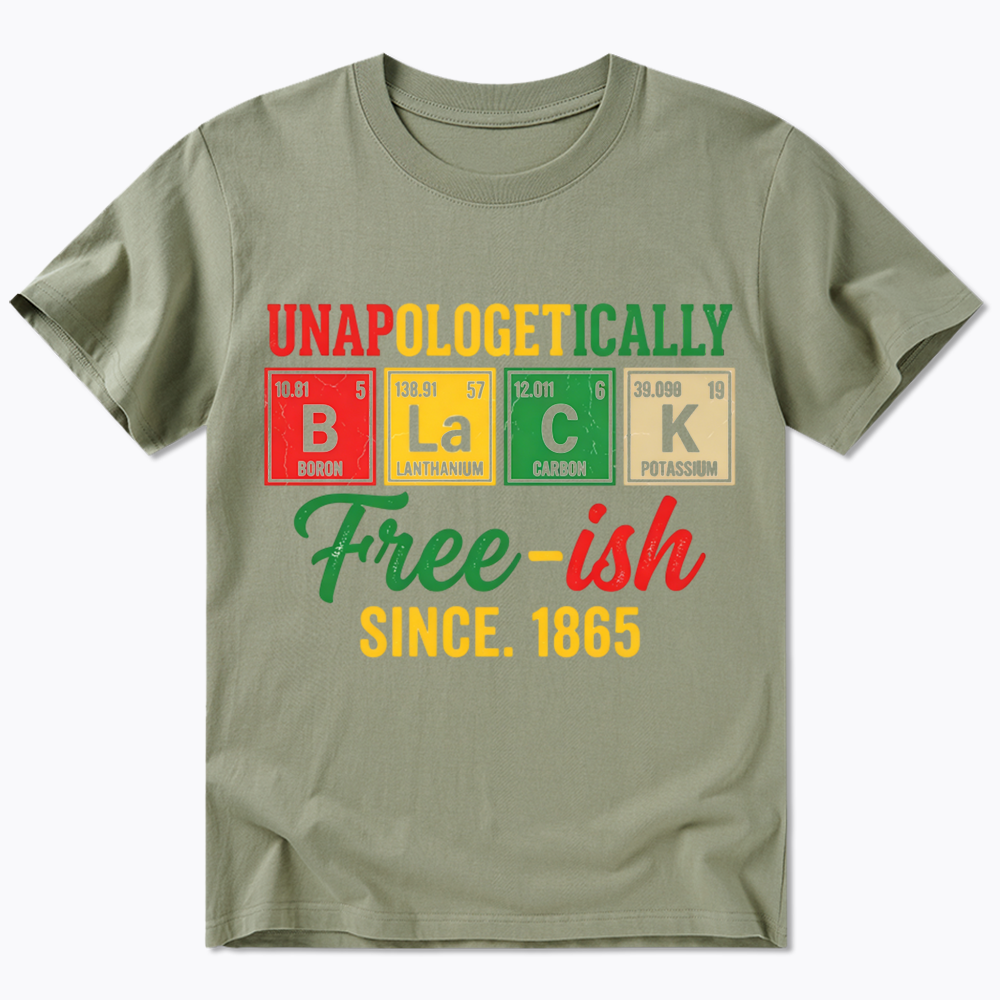 Unapologetically Black Periodic Table Classic T-Shirt