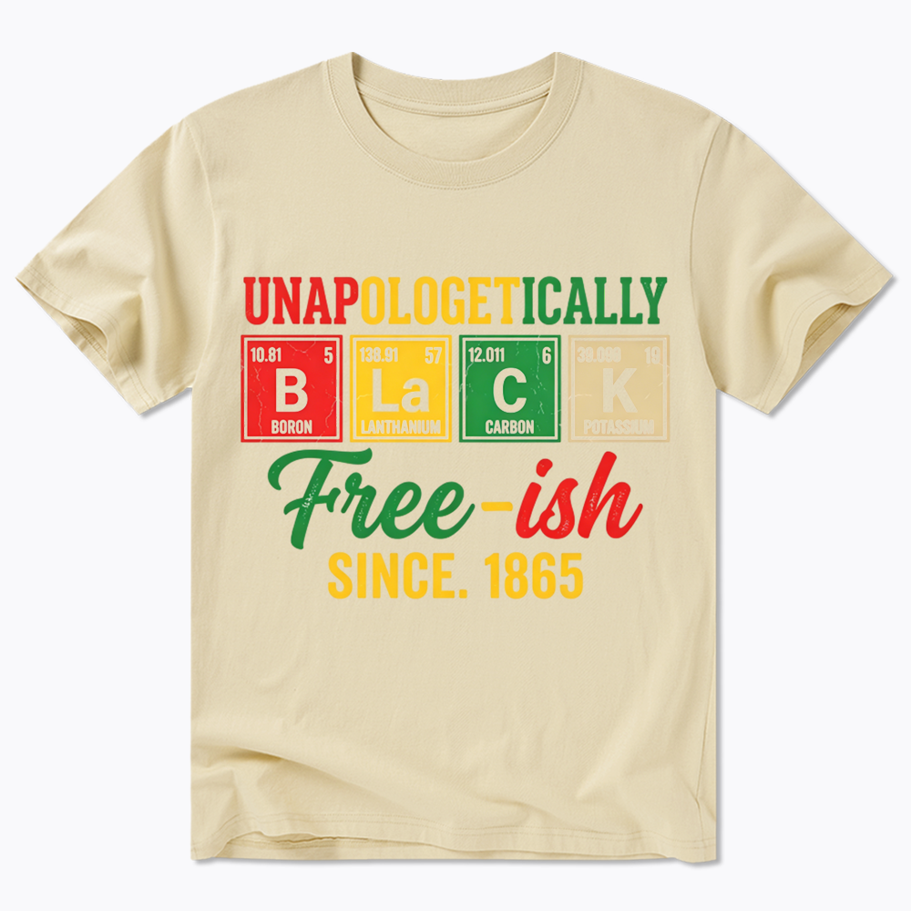 Unapologetically Black Periodic Table Classic T-Shirt