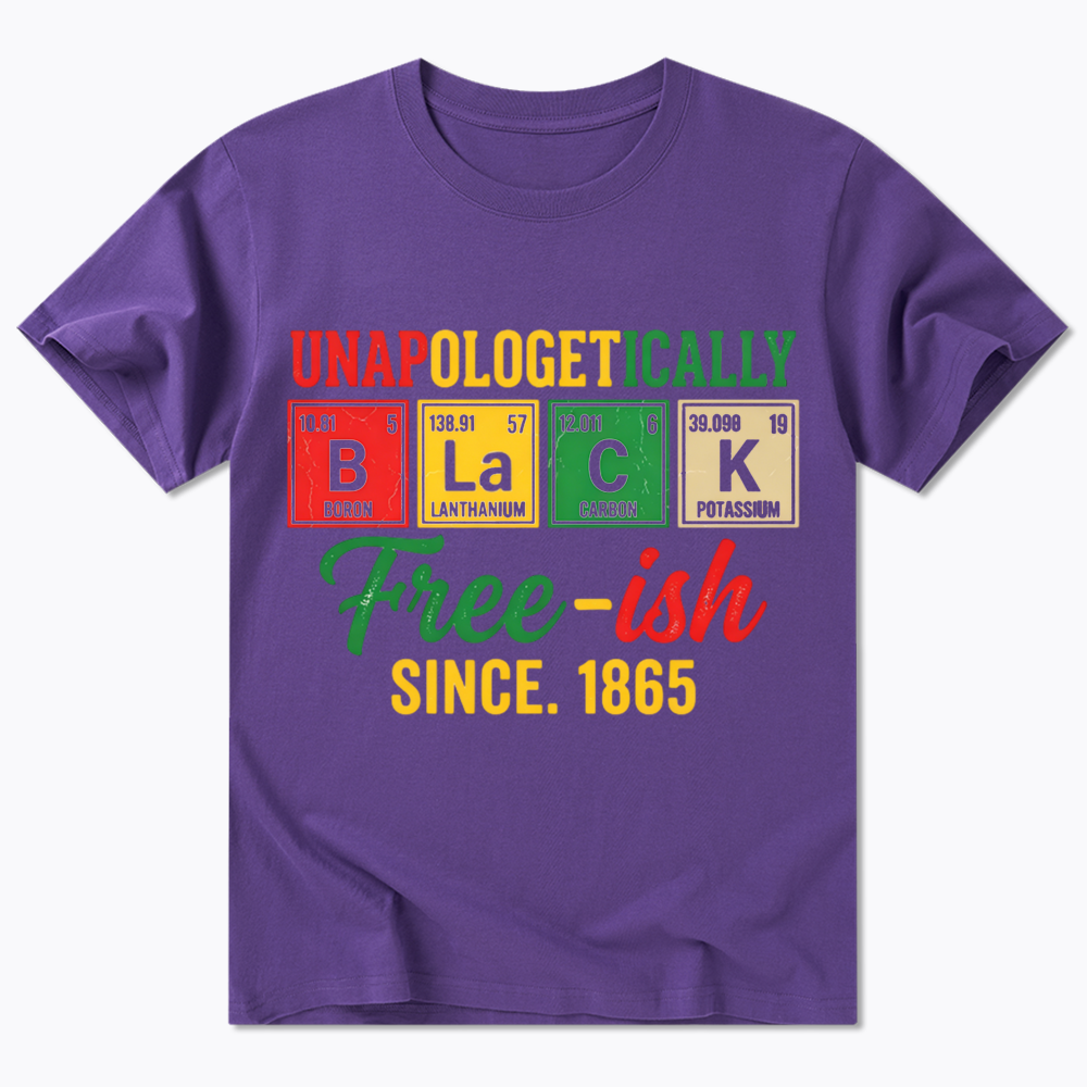 Unapologetically Black Periodic Table Classic T-Shirt