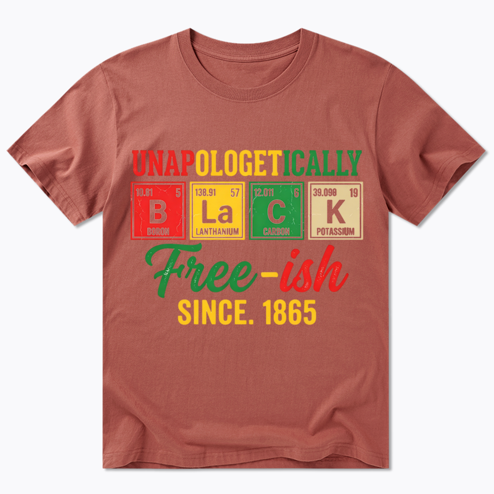 Unapologetically Black Periodic Table Classic T-Shirt