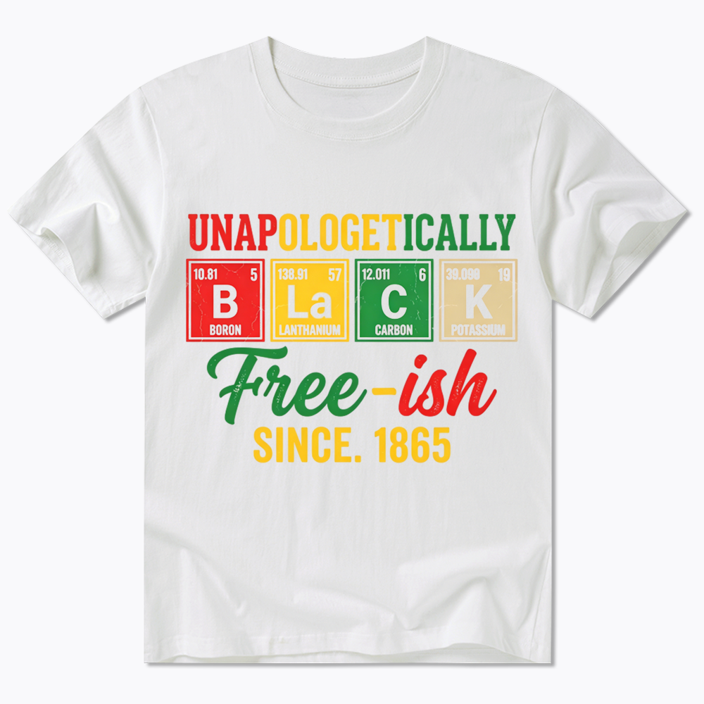 Unapologetically Black Periodic Table Classic T-Shirt