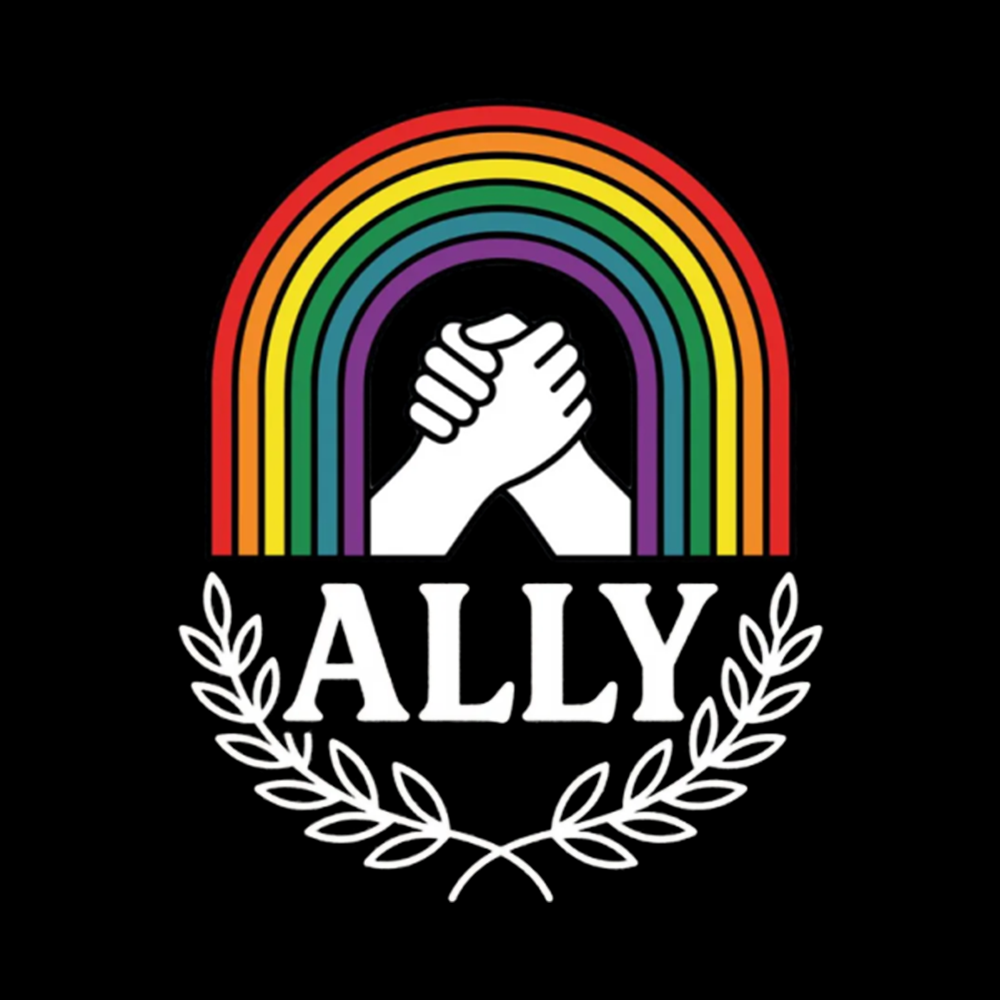 Lgbtq Ally Off Shoulder T-shirt