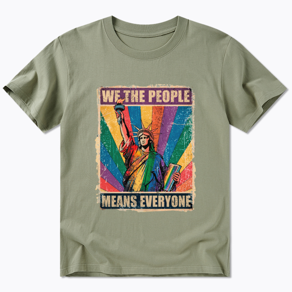 We the People Means Everyone LGBT Pride Classic T-Shirt