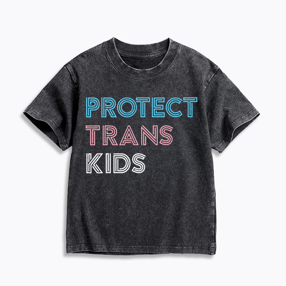 Protect Trans Kids Washed T-Shirts