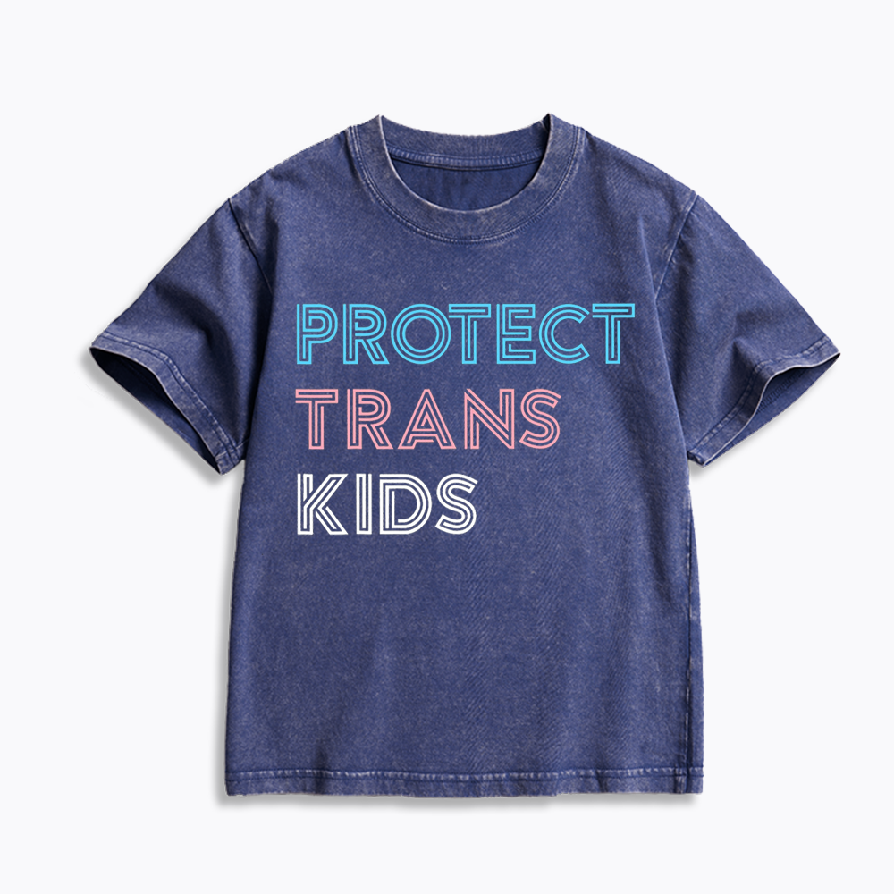Protect Trans Kids Washed T-Shirts
