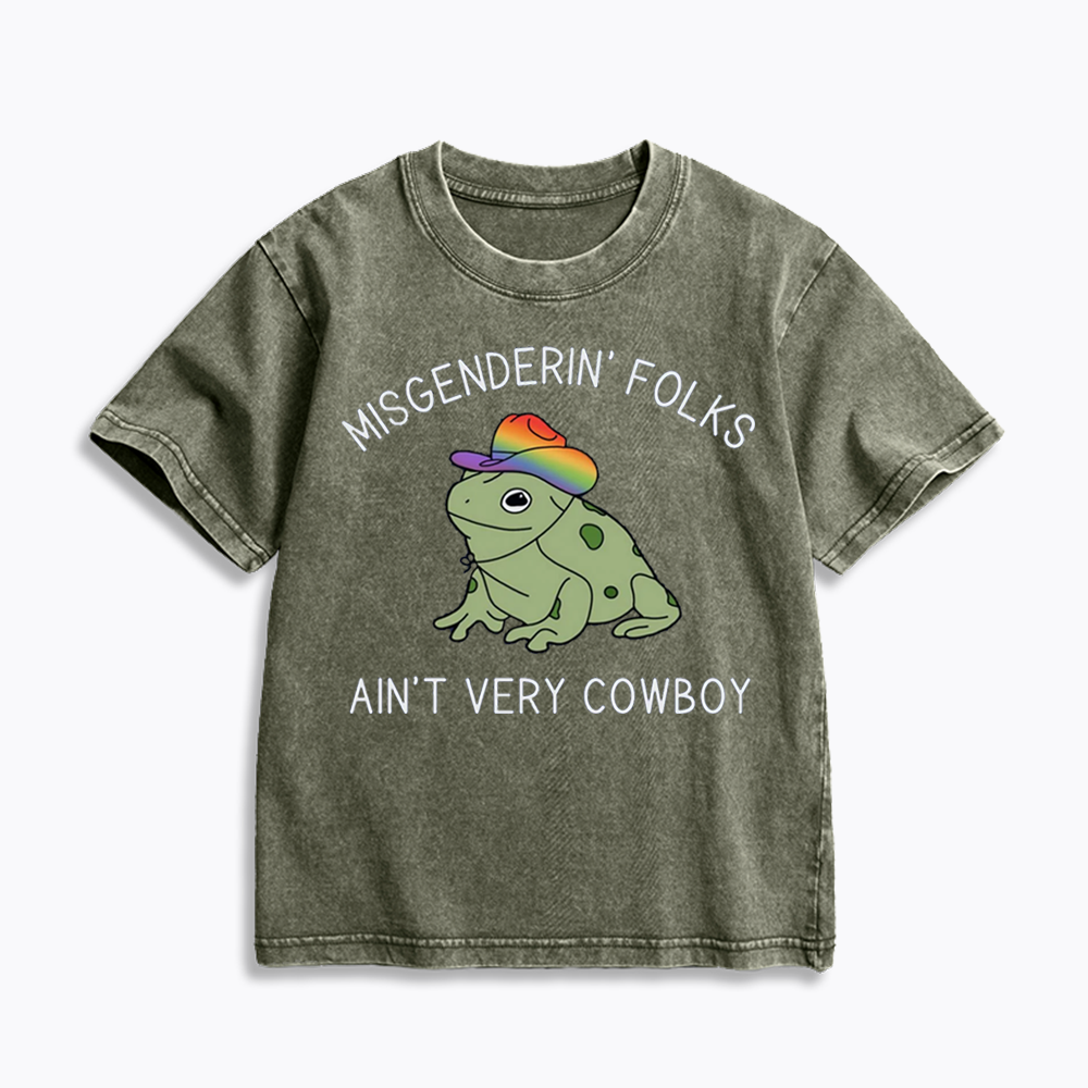 Trans Pride Kids Washed T-Shirts
