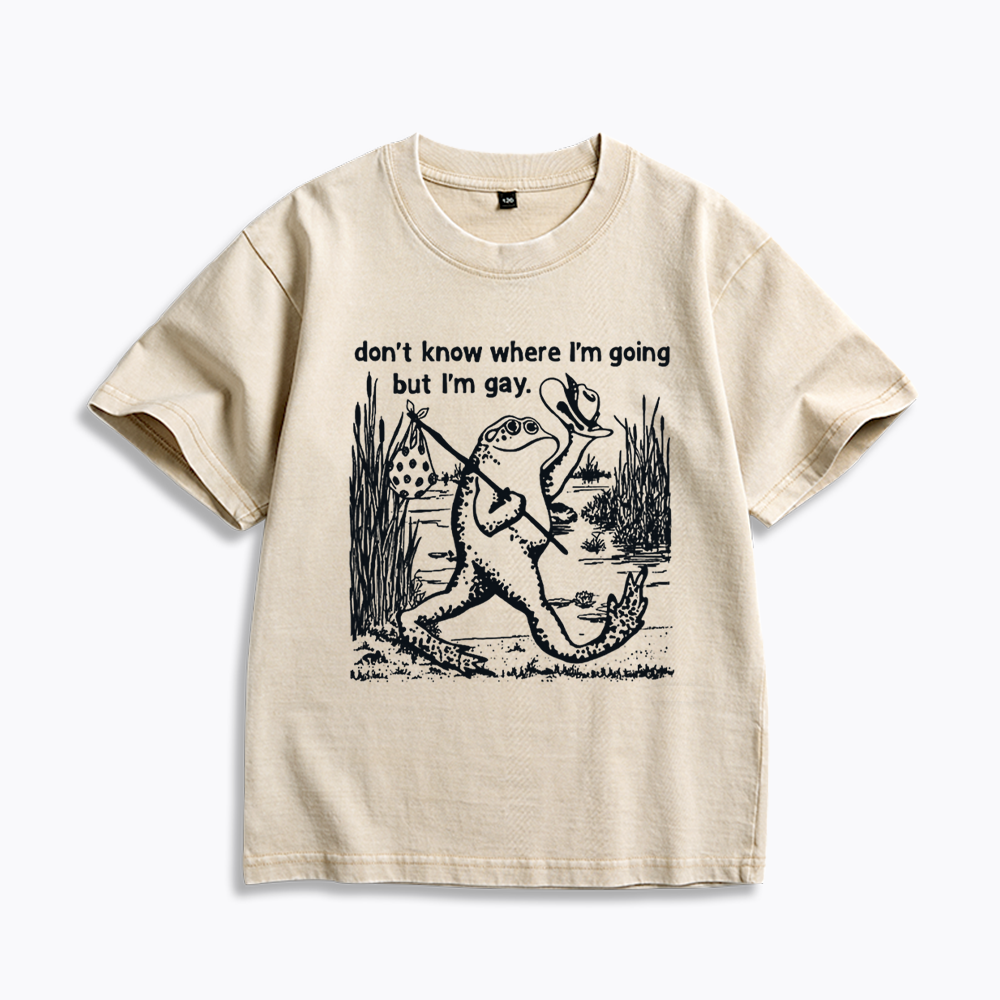 Queer Graphic Kids Washed T-Shirts