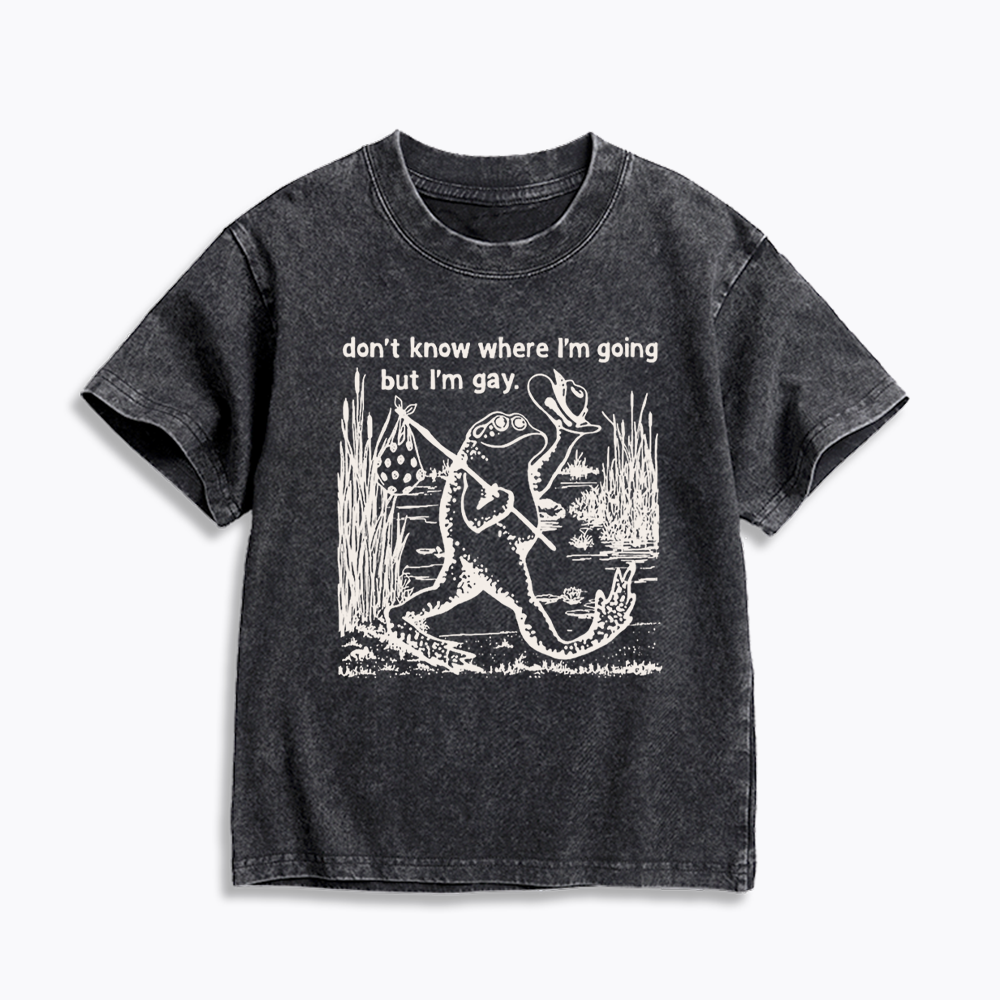 Queer Graphic Kids Washed T-Shirts