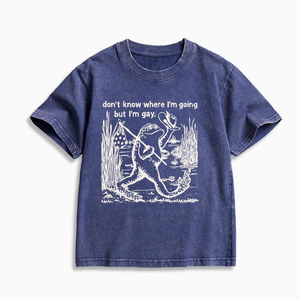 Queer Graphic Kids Washed T-Shirts