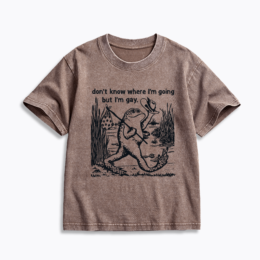 Queer Graphic Kids Washed T-Shirts