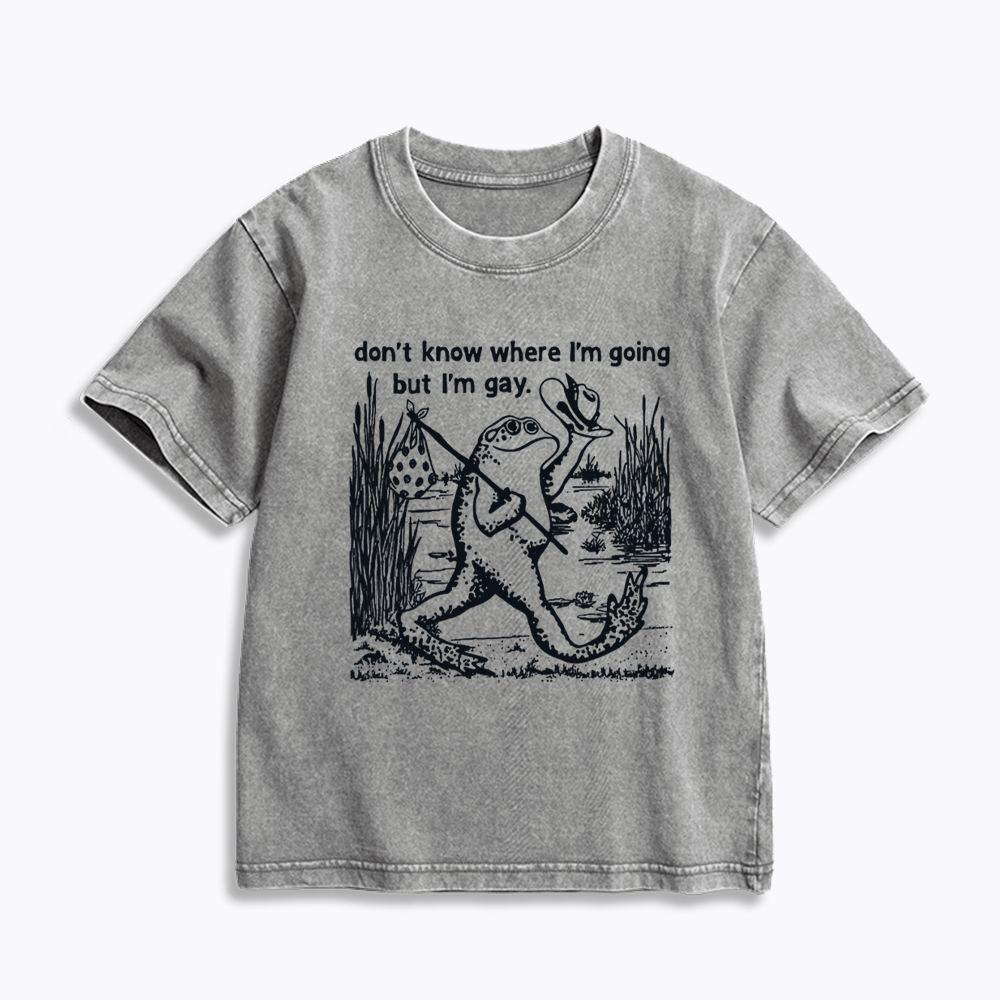 Queer Graphic Kids Washed T-Shirts