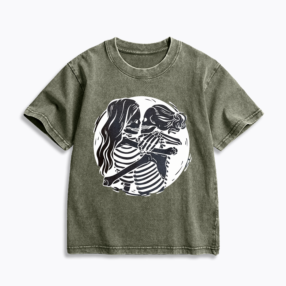 Queer Love Kids Washed T-Shirts