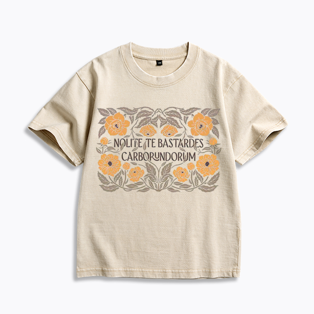 Nolite Te Bastardes Carborundorum Kids Washed T-Shirt