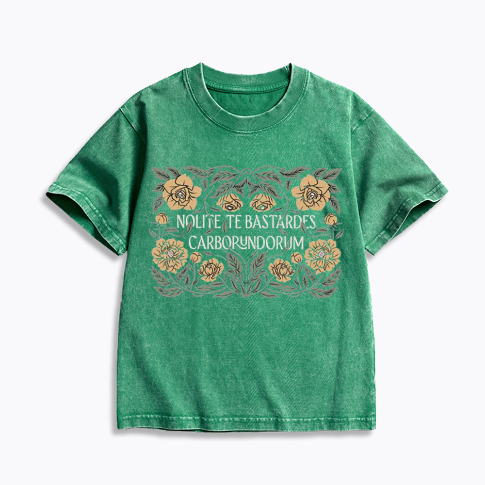 Nolite Te Bastardes Carborundorum Kids Washed T-Shirt