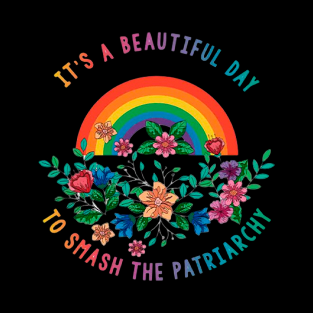 It's a Beautiful Day to Smash the Patriarchy Kids Washed T-Shirt