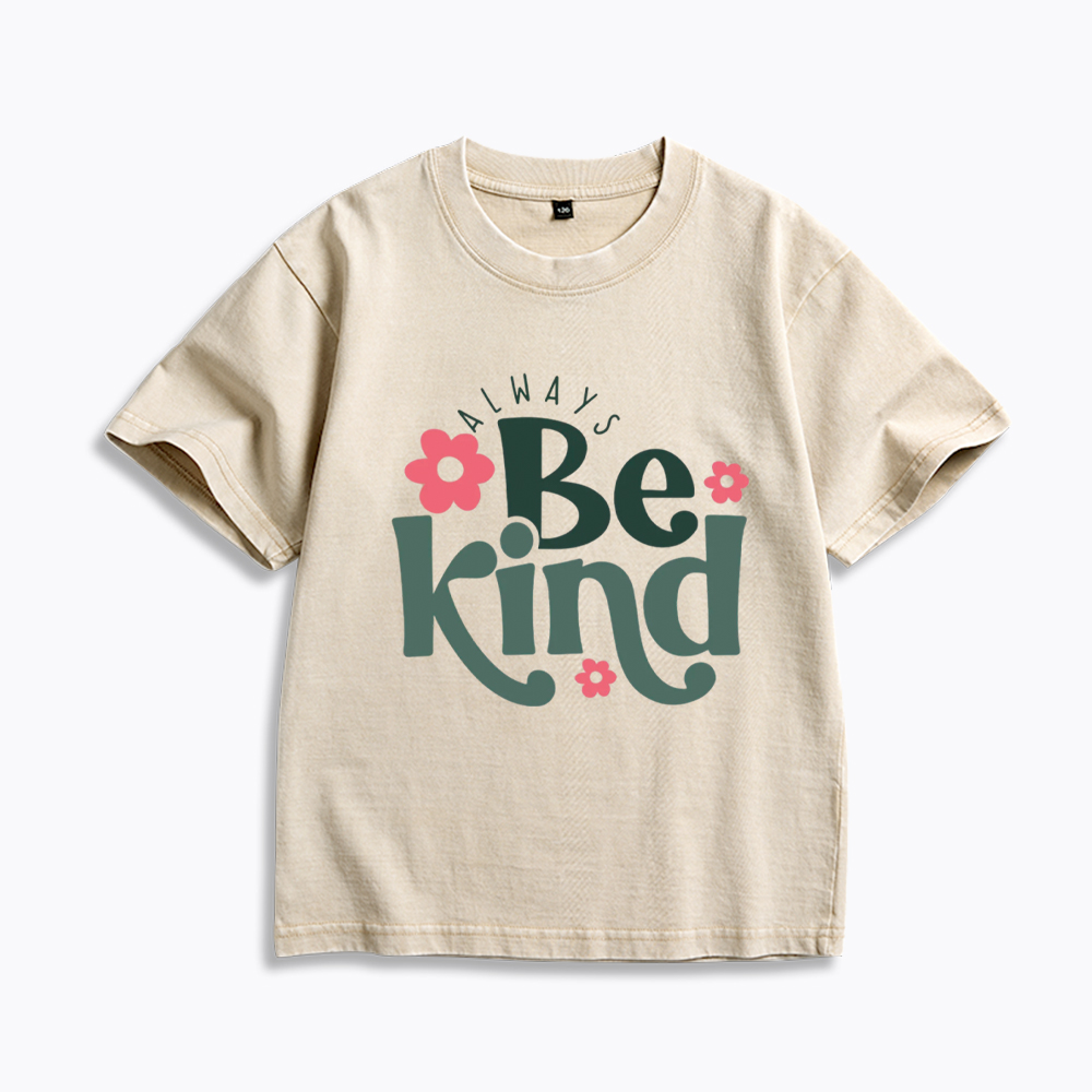 Always Be Kind Kids Washed T-Shirt