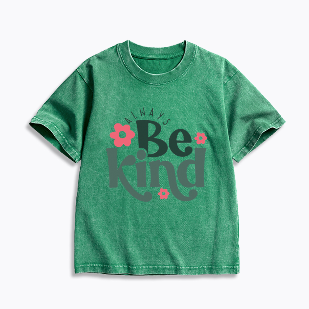 Always Be Kind Kids Washed T-Shirt
