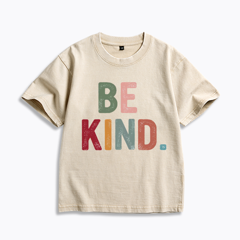 Be Kind Vintage Kids Washed T-Shirt