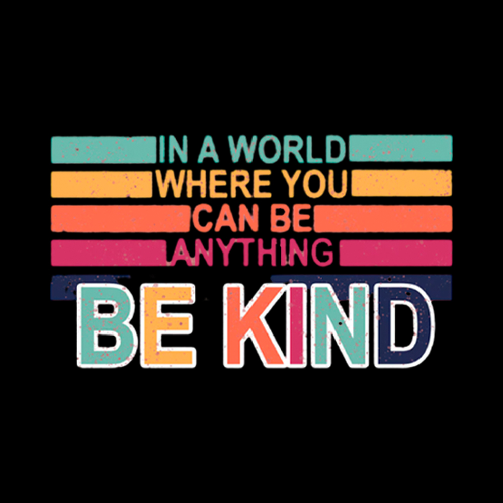 In a World Where You can Be Anything Be Kind Off Shoulder T-Shirt