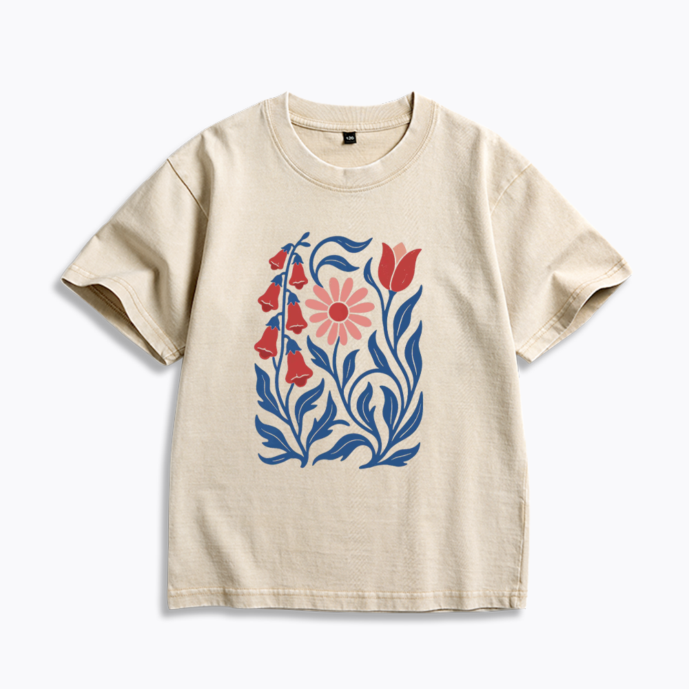 No Words Subtle Anti Trump Kids Washed T-Shirts