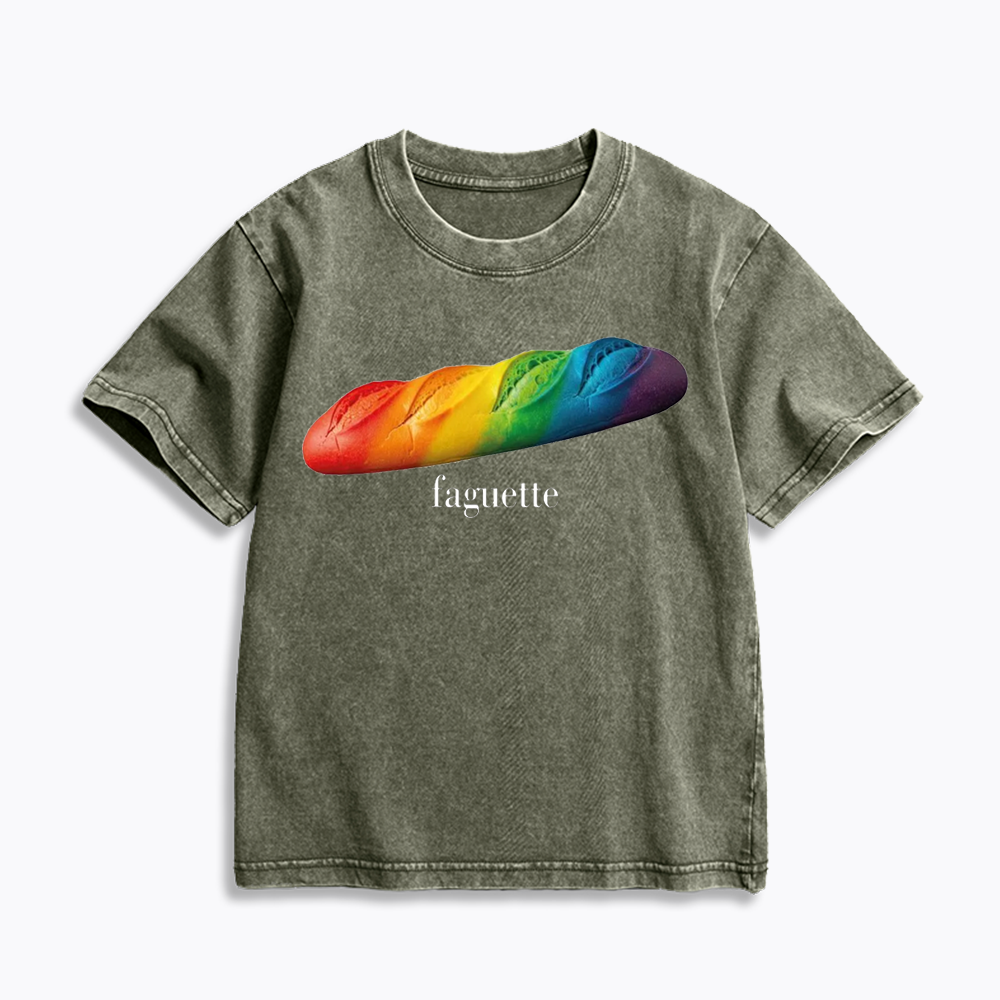 Faguette LGBT Comfort Colors Kids Washed T-Shirts