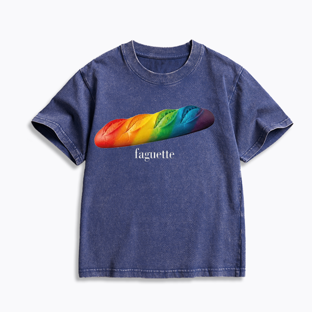Faguette LGBT Comfort Colors Kids Washed T-Shirts