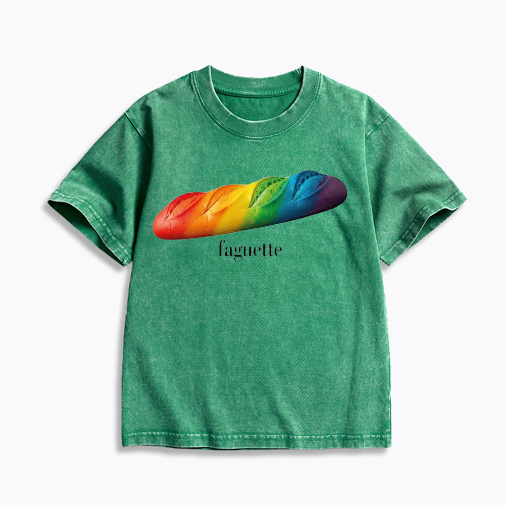 Faguette LGBT Comfort Colors Kids Washed T-Shirts