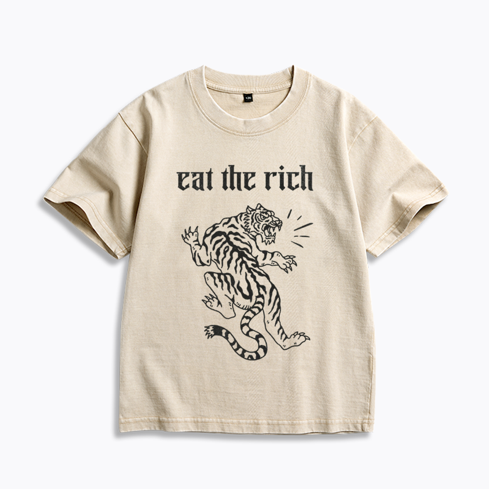 Eat The Rich Kids Washed T-Shirts