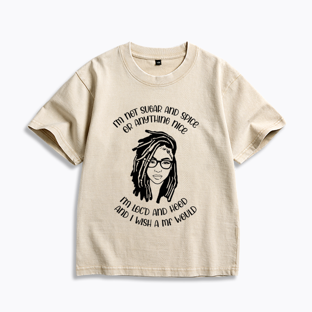 Loc'd & Hood Kids Washed T-Shirts