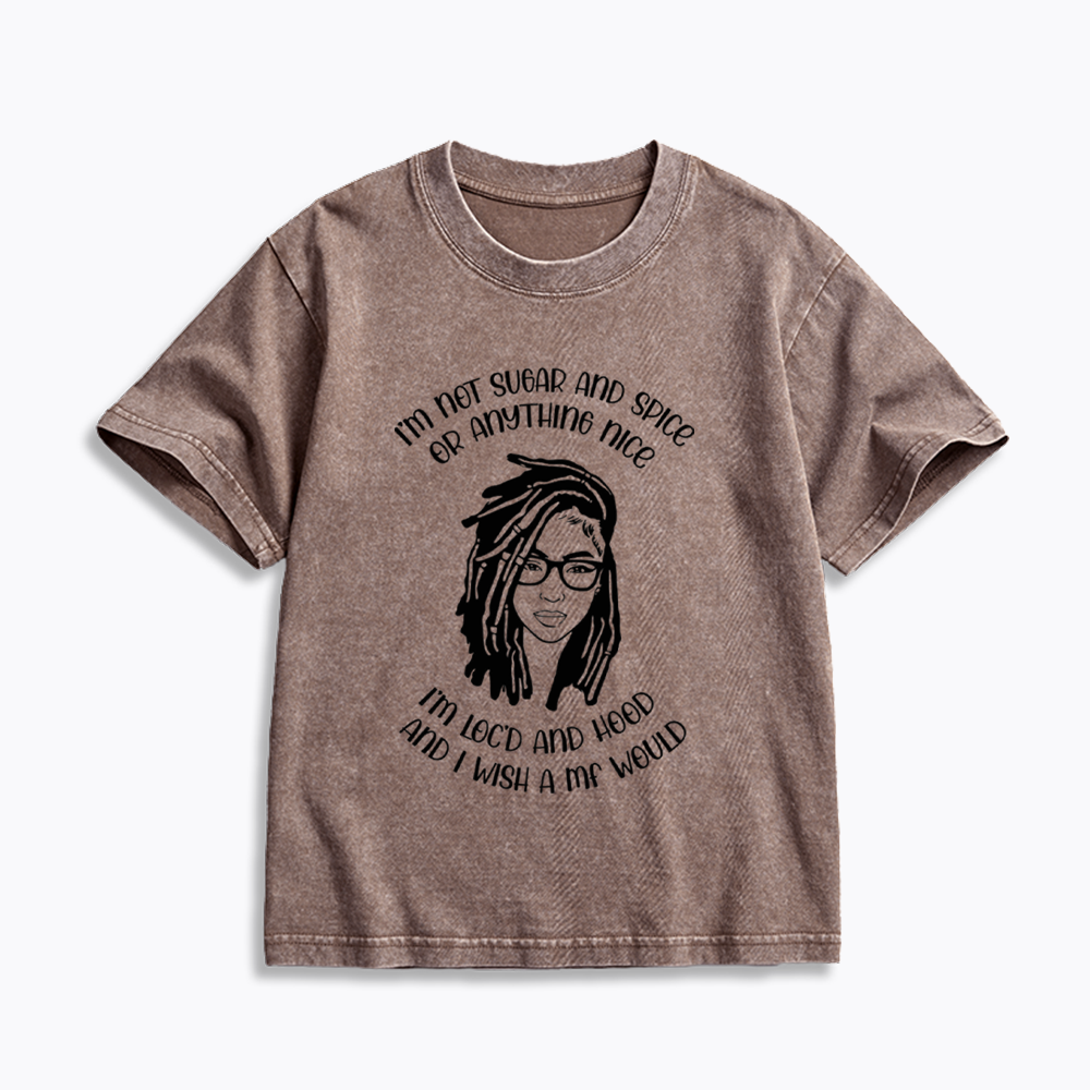 Loc'd & Hood Kids Washed T-Shirts