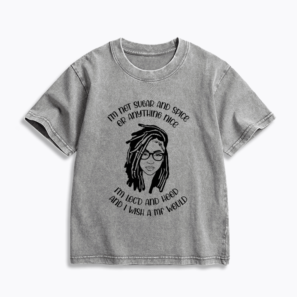 Loc'd & Hood Kids Washed T-Shirts