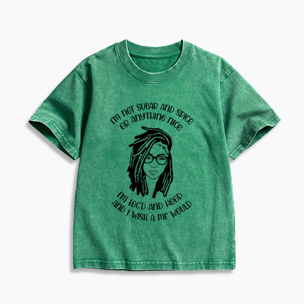 Loc'd & Hood Kids Washed T-Shirts