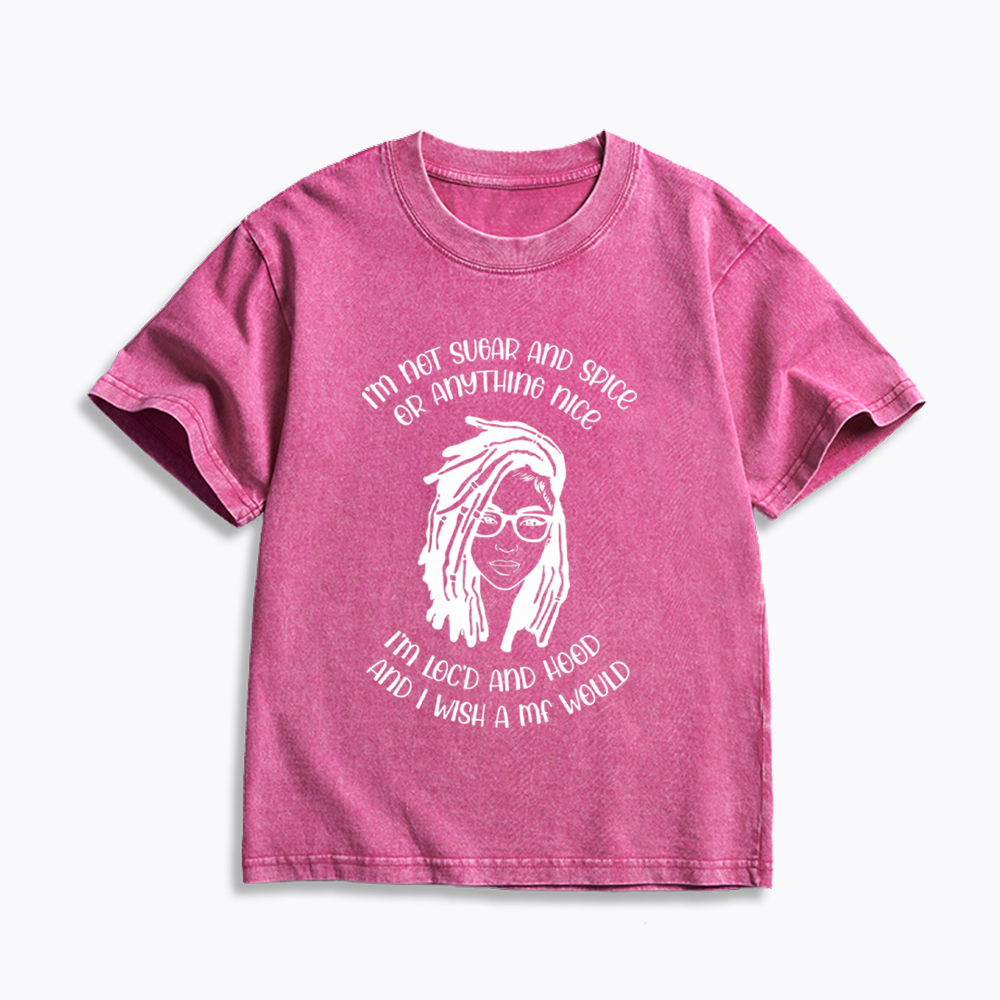 Loc'd & Hood Kids Washed T-Shirts