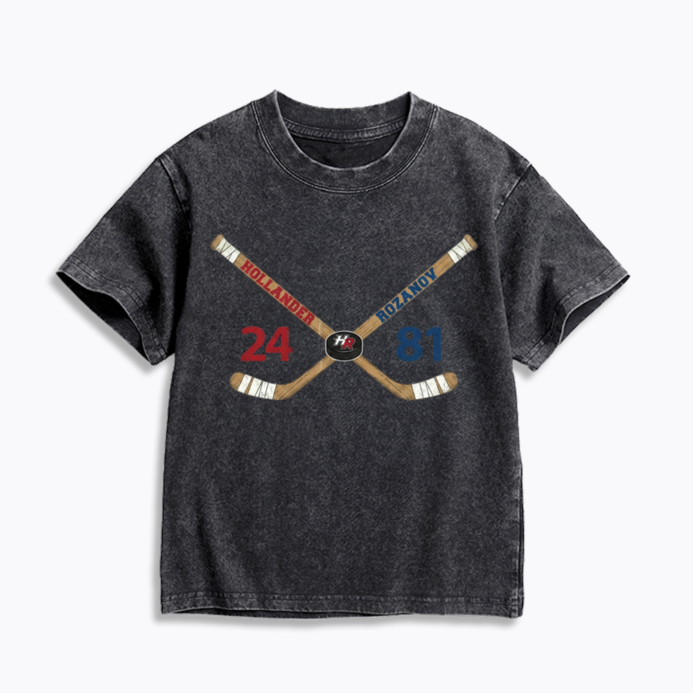 Hockey Kids Washed T-Shirts