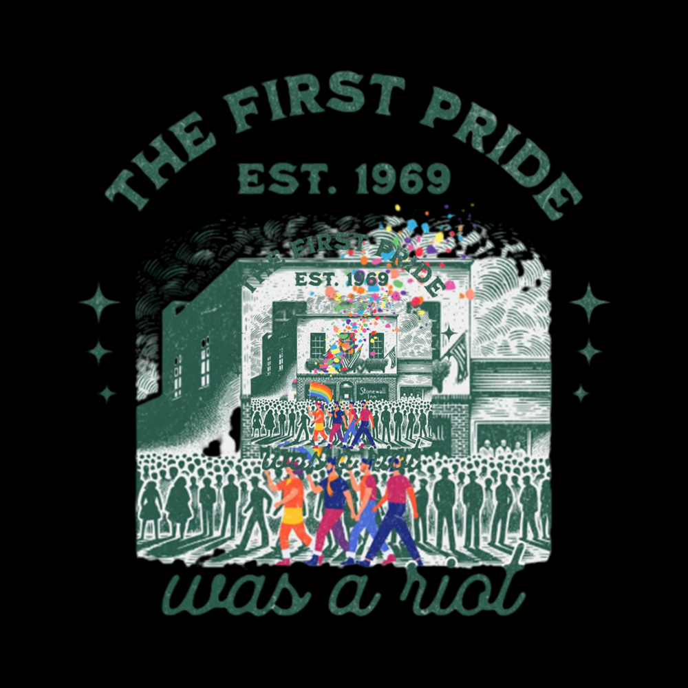 The first Pride Was a Riot Kids Washed T-Shirts