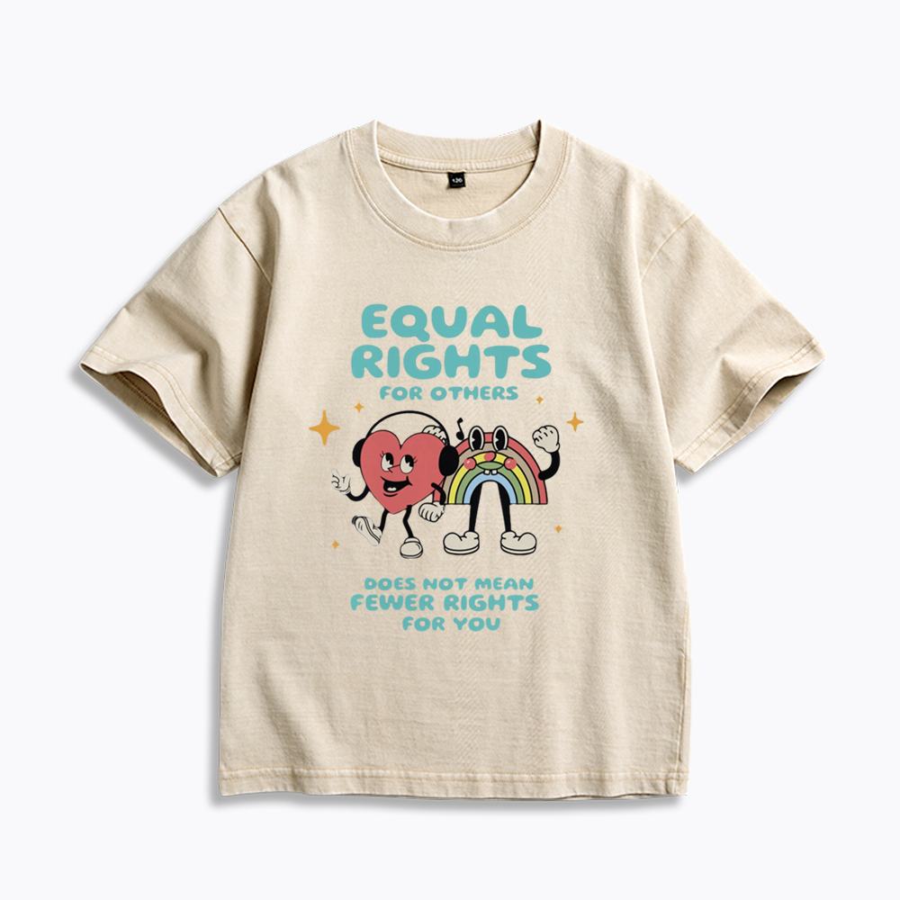 Equal Rights Kids Washed T-Shirts